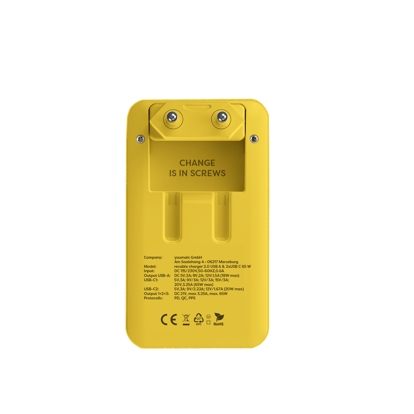 USB A USB C 30 watt charger – sustainable charging solution for modern devices 