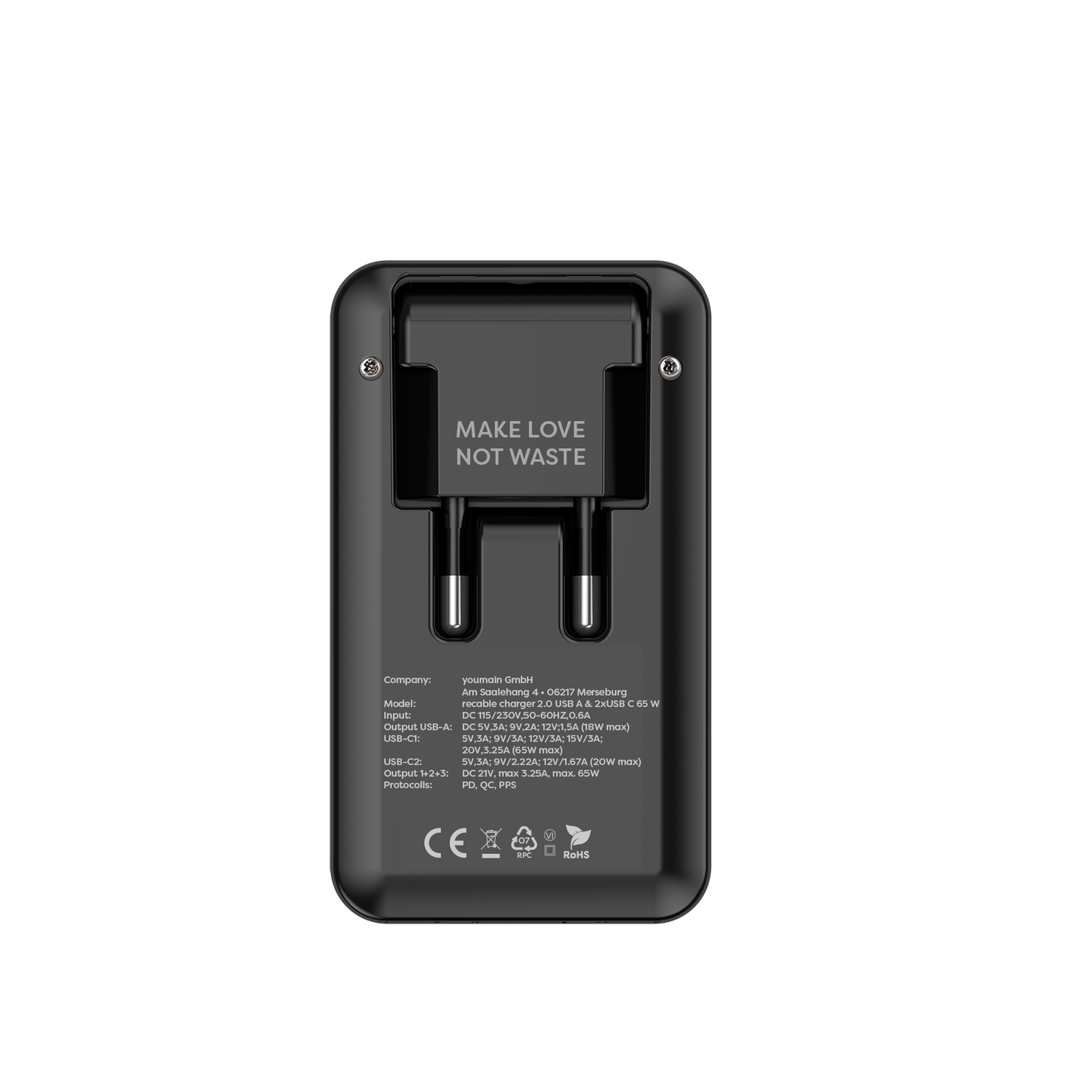 USB A USB C 30 watt charger – sustainable charging solution for modern devices 