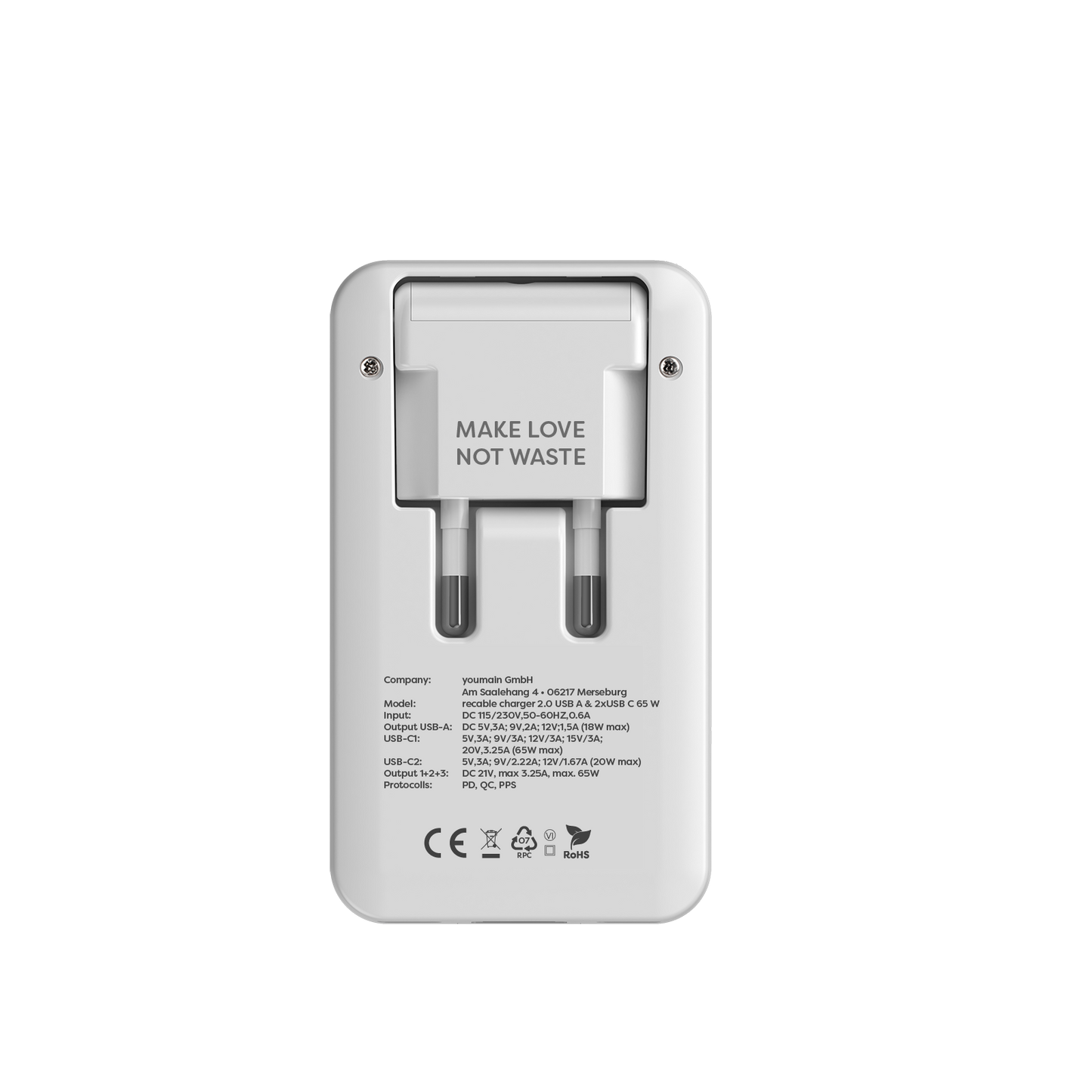 USB A USB C 30 watt charger – sustainable charging solution for modern devices 