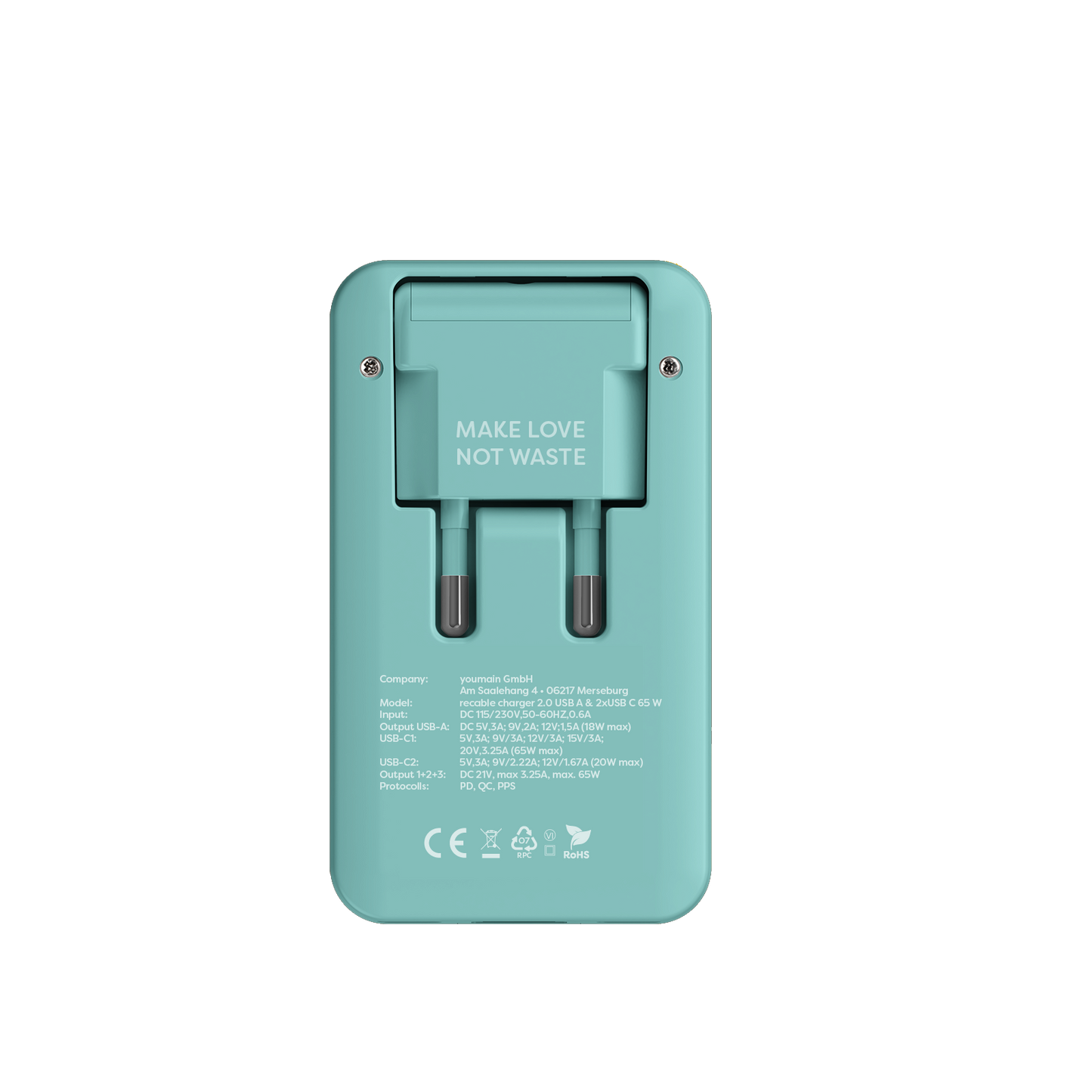 USB A USB C 30 watt charger – sustainable charging solution for modern devices 