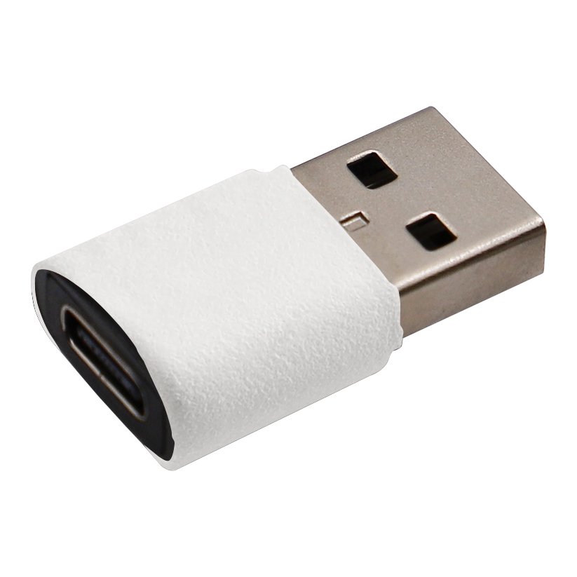 USB C - USB-A Adapter in weiß