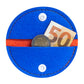 Auch für kleines und großes Geld der orange-blaue recable Kabelhalter