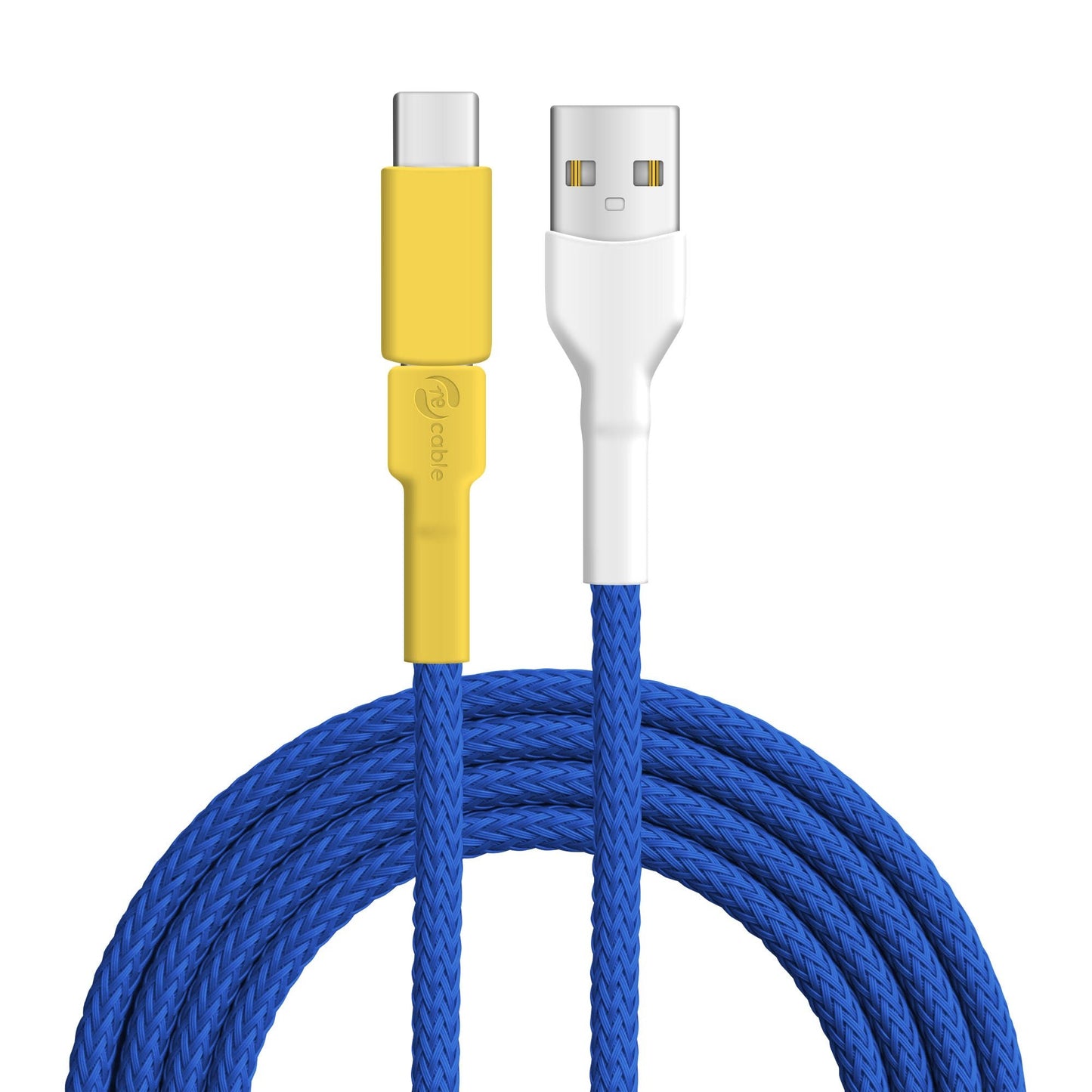 Blue tit USB A - Micro USB + USB C