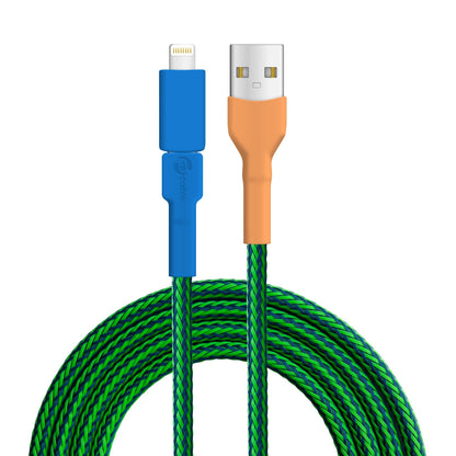 Peacock USB A - Micro USB + Lightning (iPhone)