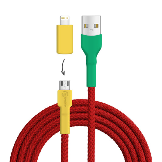 Lovebird USB A - Micro USB + Lightning (iPhone)