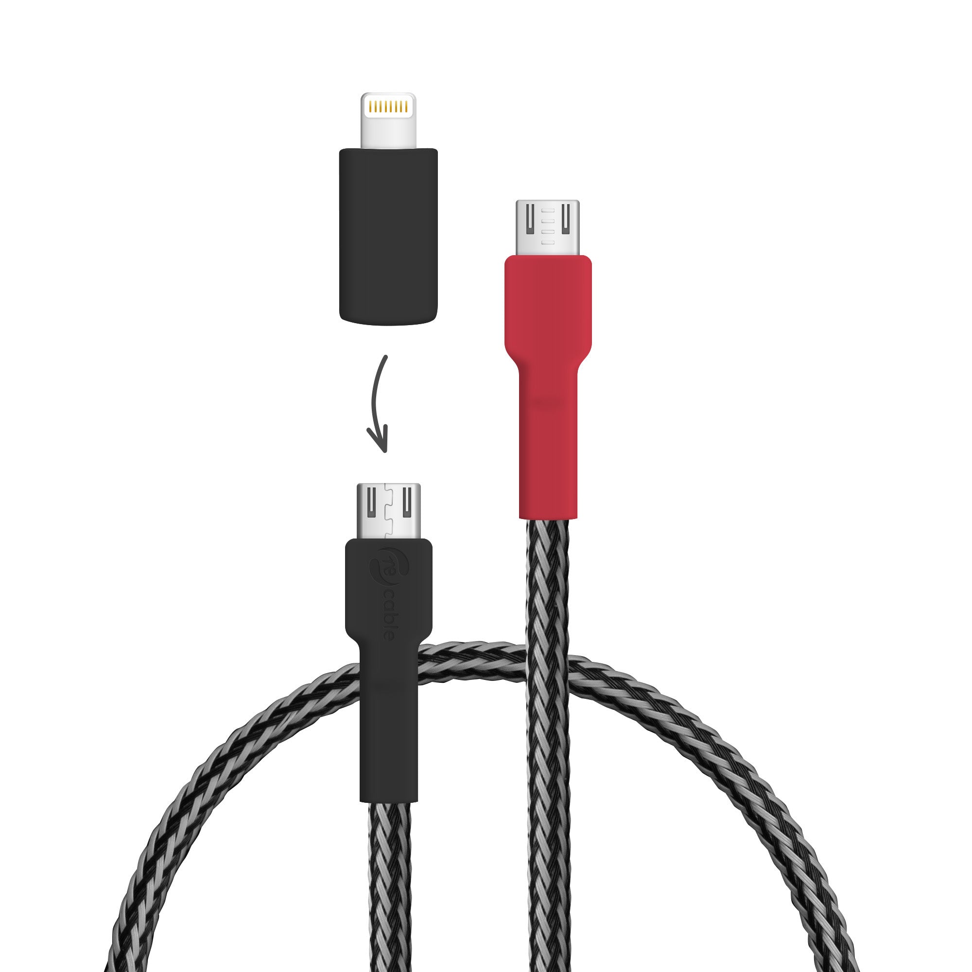 USB Charging Cable Micro A - USB C 450mm Intuvia/Nyon/Kiox